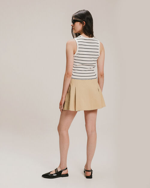 Falda Cargo Beige